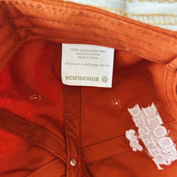 Hot Girls Wear Cowboy Boots Baseball Hat - NWOT - Orange and White - Picture 6 of 6